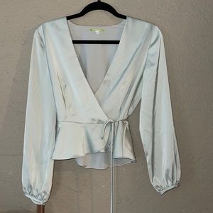 Gianni Bini Carrie Wrap Blouse